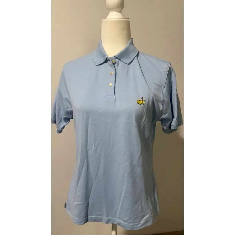 Masters Collection light blue polo Top prima cotton M